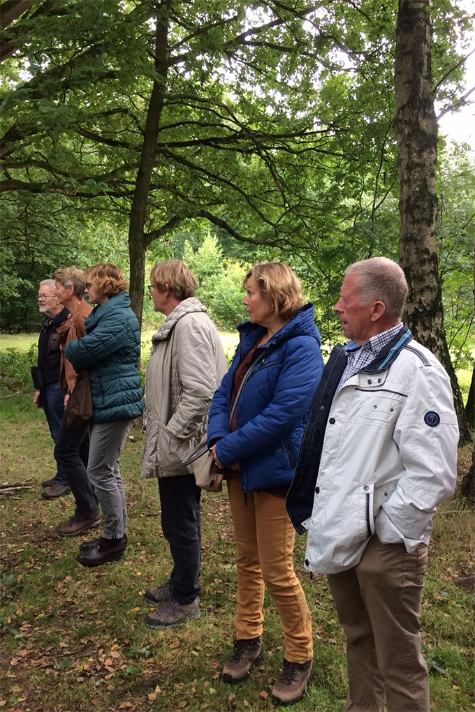  Uistapje 2017, rondleiding in de natuur en uitleg van de natuur. 